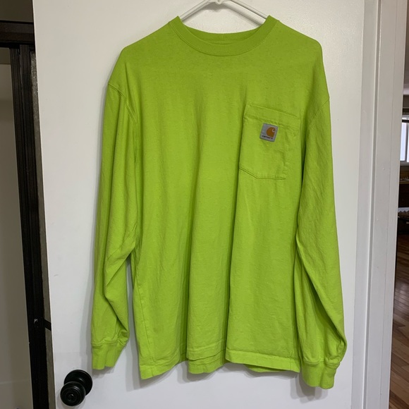 Carhartt | Shirts | Carhartt Neon Green 